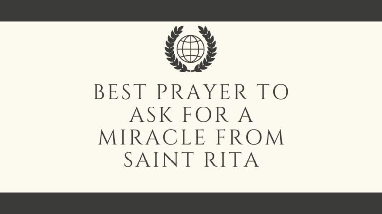 Best Prayer to Ask for a miracle from Saint Rita - SacraBiblia.com